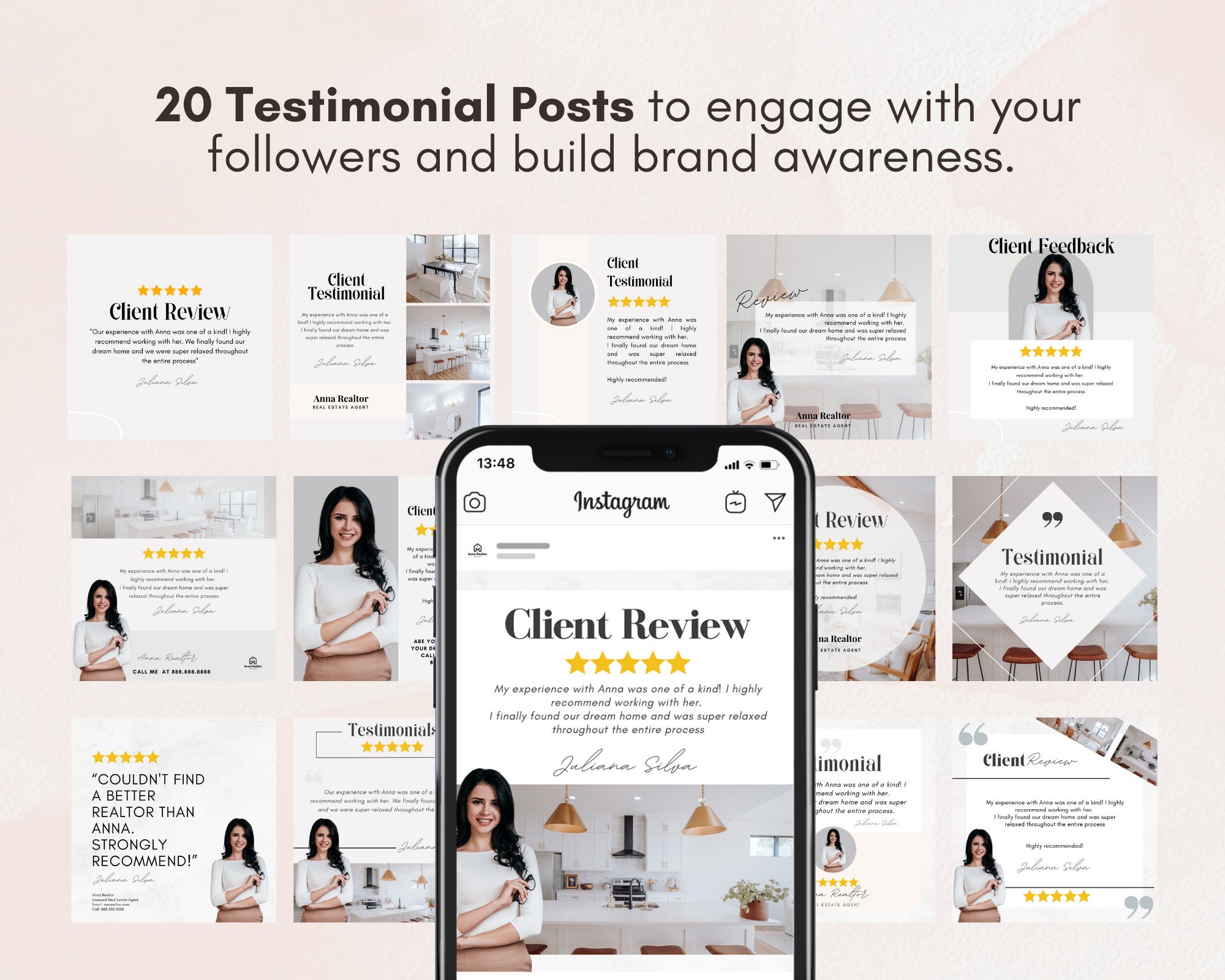 Real Estate Client Testimonials Client Testimonials Etsy