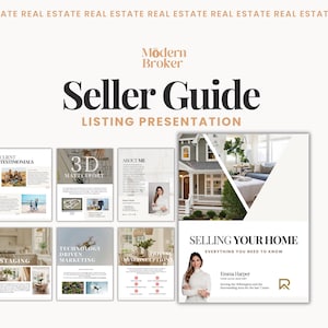 Real Estate Seller Guide | Editable Canva Pre-Listing Packet | NAR-Compliant Seller Roadmap Template