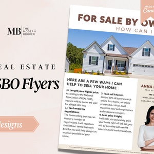 FSBO Letter FSBO Flyers for Sale by Owner Templates 2 - Etsy
