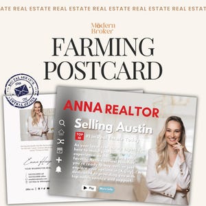 Real Estate Marketing, Real Estate Postcard, Canva Template, Agent Postcard, Real Estate Mailer, Home Seller Postcard, Faming Card, Agent