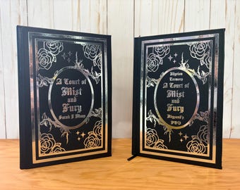 A Court of Mist and Fury/ACOMAF rebind & Rhysand’s POV set, black faux leather, ready to ship