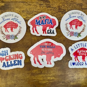 Buffalo Bills, Bills Mafia, Josh Allen Aufkleber