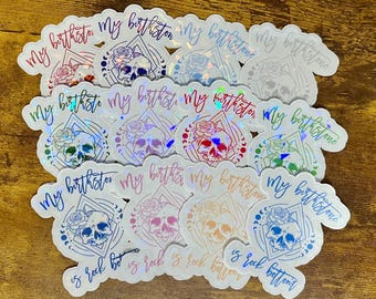 My birthstone is rock bottom sticker decal