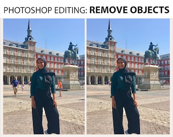 Photoshop editing service: Object removal (remove people, remove objects, remove backgrounds)