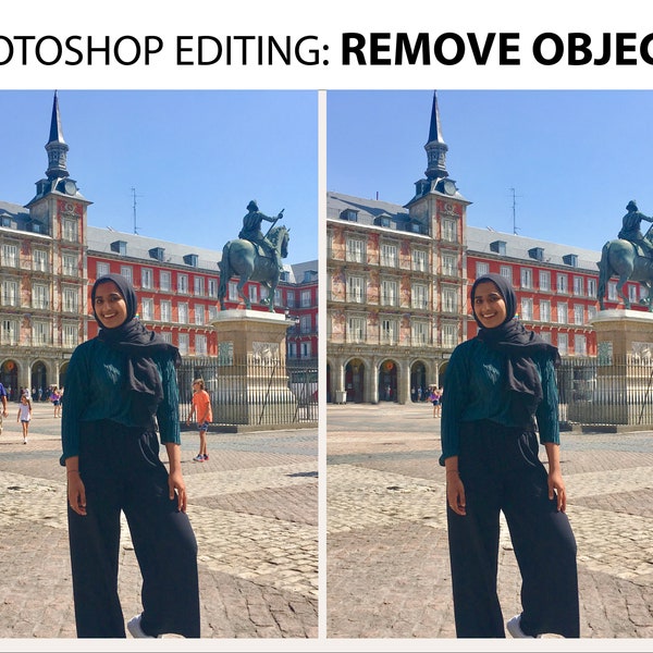 Photoshop editing service: Object removal (remove people, remove objects, remove backgrounds)