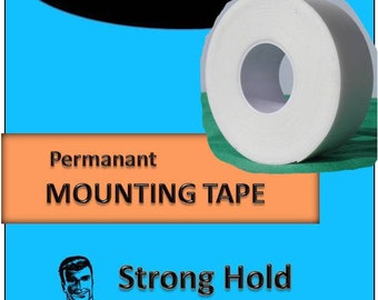 Strong Hold Double-sided Adhesive Foam Tape for Mounting and Bonding 1" x 12 feet roll