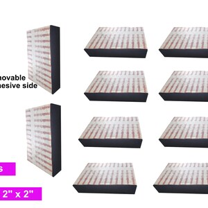 Replacement Photo Art foam Tape for Mixtiles frames and similar 1" x 15 ft roll 1/2" x 2" x 2" block
