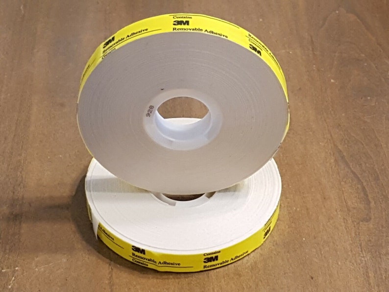 3M 928 ATG Repositionable removable Double Coated Tissue Tape 1/2 x 36 yds 2 rolls image 4