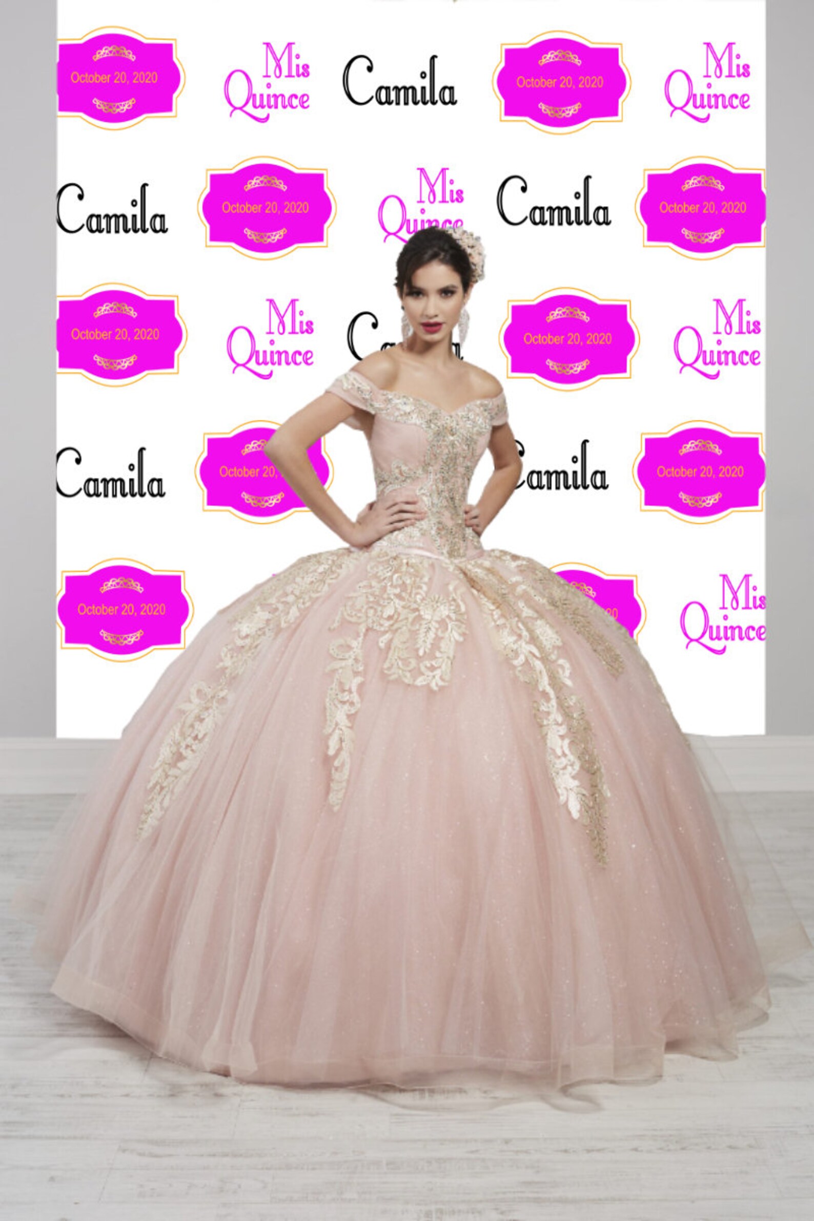 Banner para Quinceañera fiesta party attaches to walls or Etsy