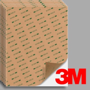 3M 300 LSE 93015LE double-sided tape sheets 14&quot; x 8&quot; (2 sheets)