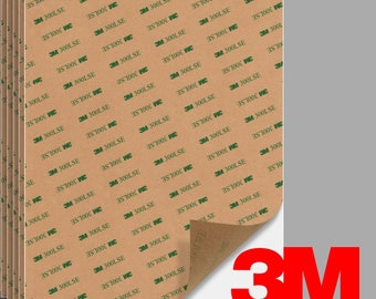 3M 300 LSE 93015LE double-sided tape sheets 14" x 8" (2 sheets)