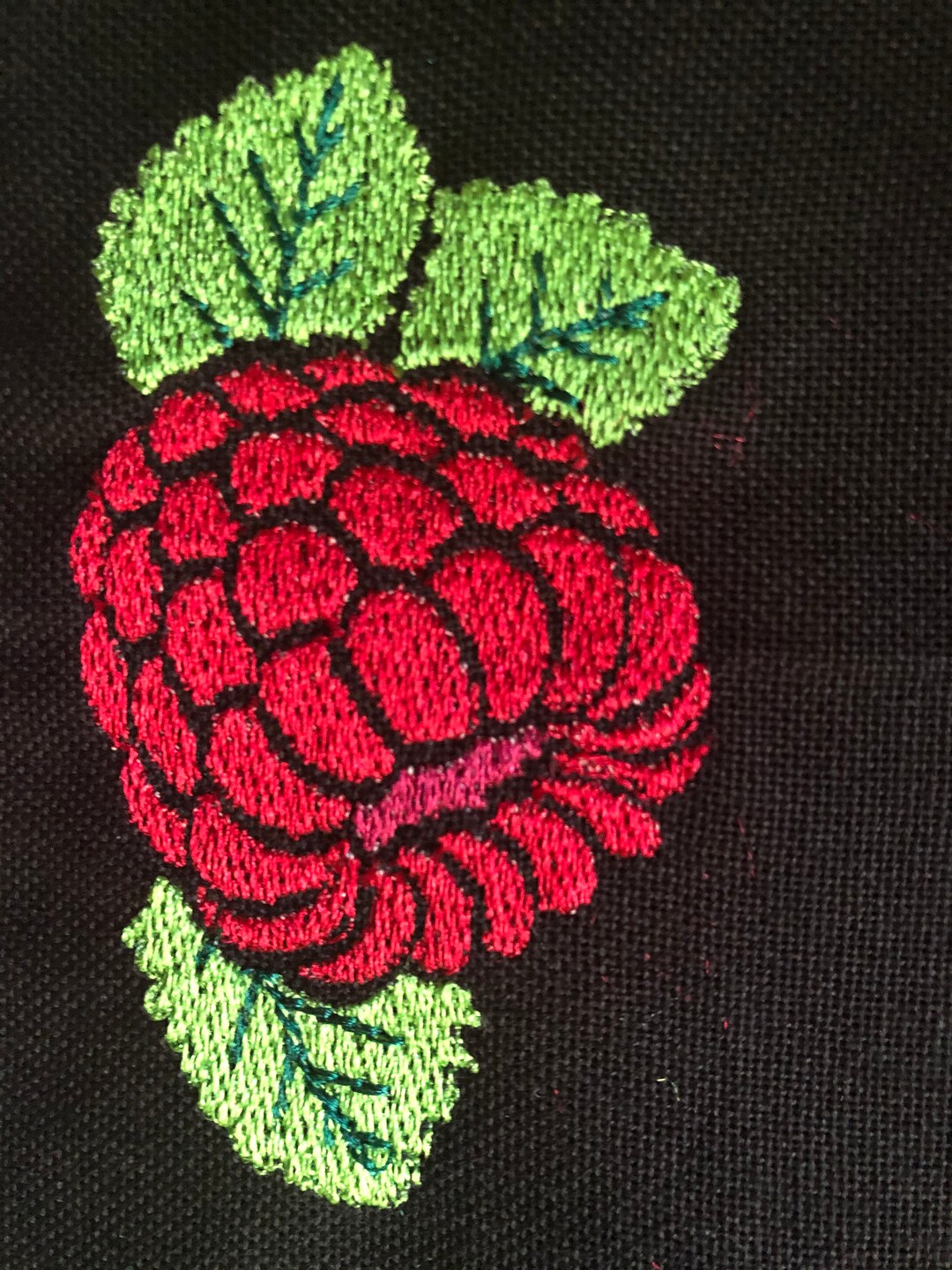 Raspberry Embroidery - Etsy