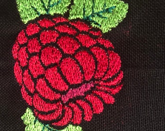 Raspberry Embroidery