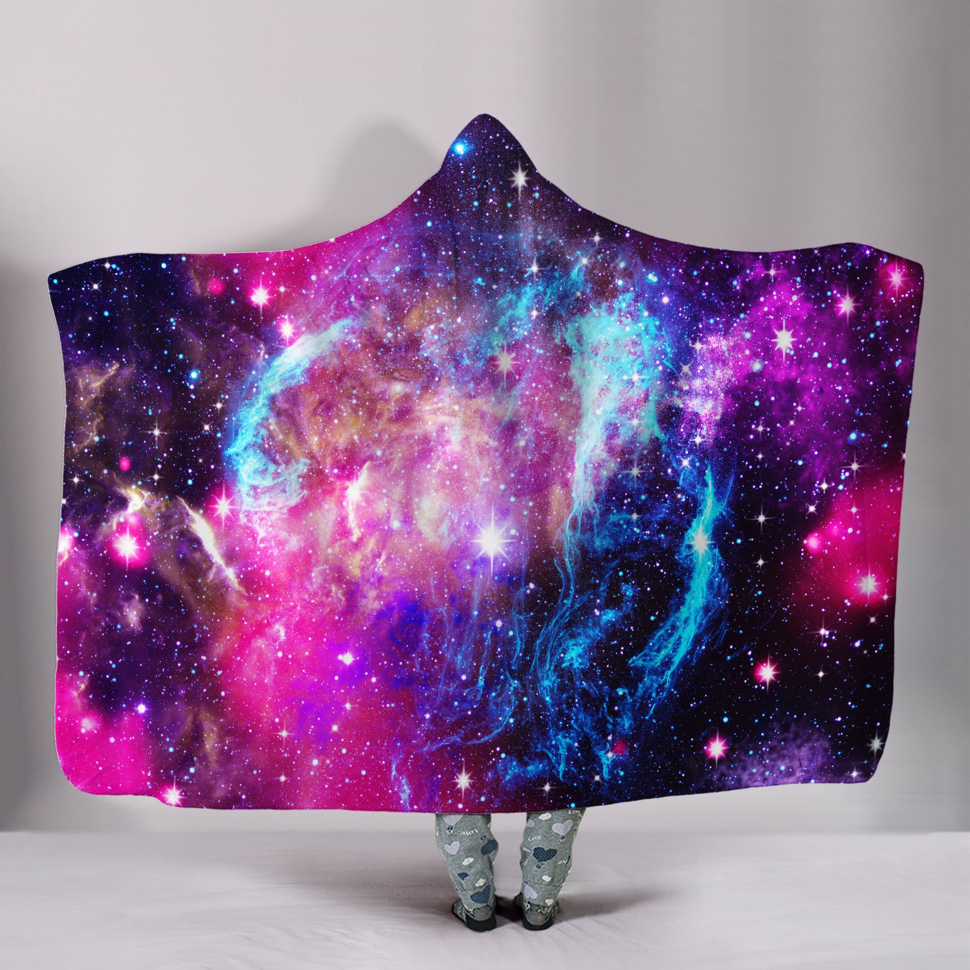 Discover Galaxy Hooded Blanket