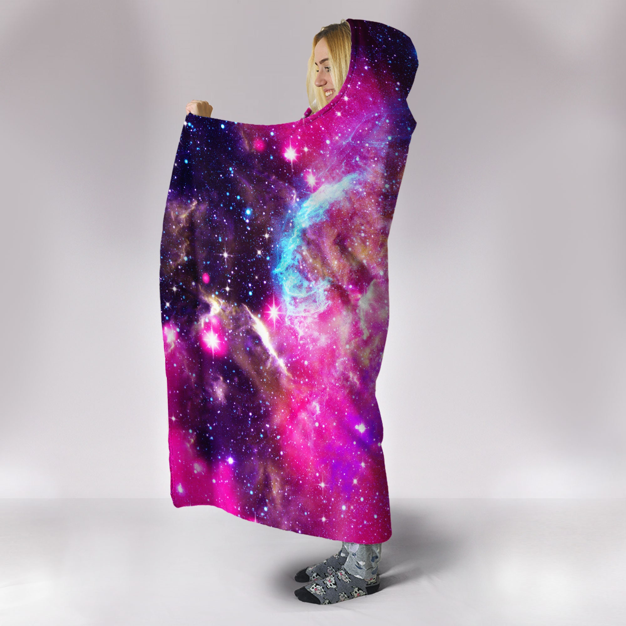 Galaxy Hooded Blanket