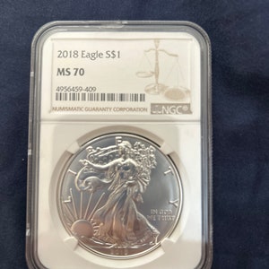 NGC 2018 Silver Eagle MS70