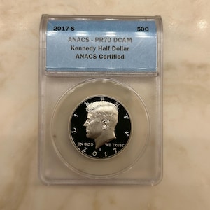 2017 S Kennedy Half Dollar PF70 DCAM.