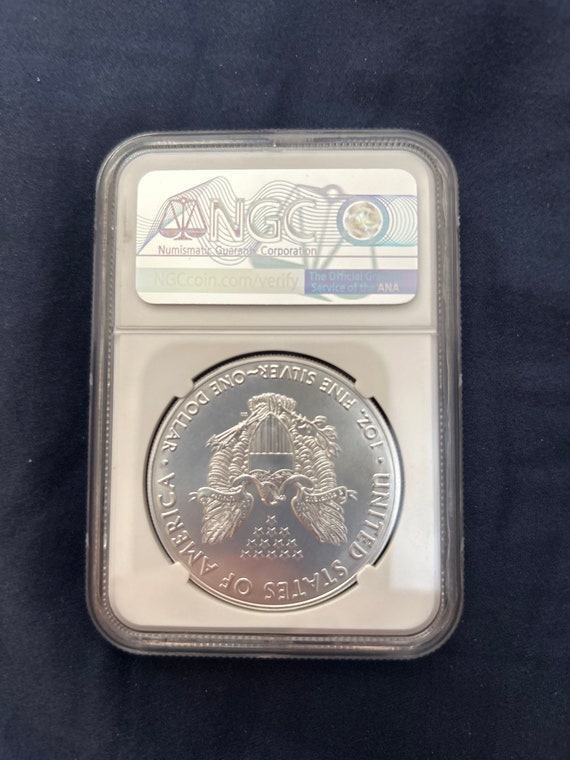 2018 Eagle Silver Coin NGC MS 70 2018 MS70 Silver Eagle - American