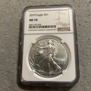 NGC 2019 Silver Eagle MS70