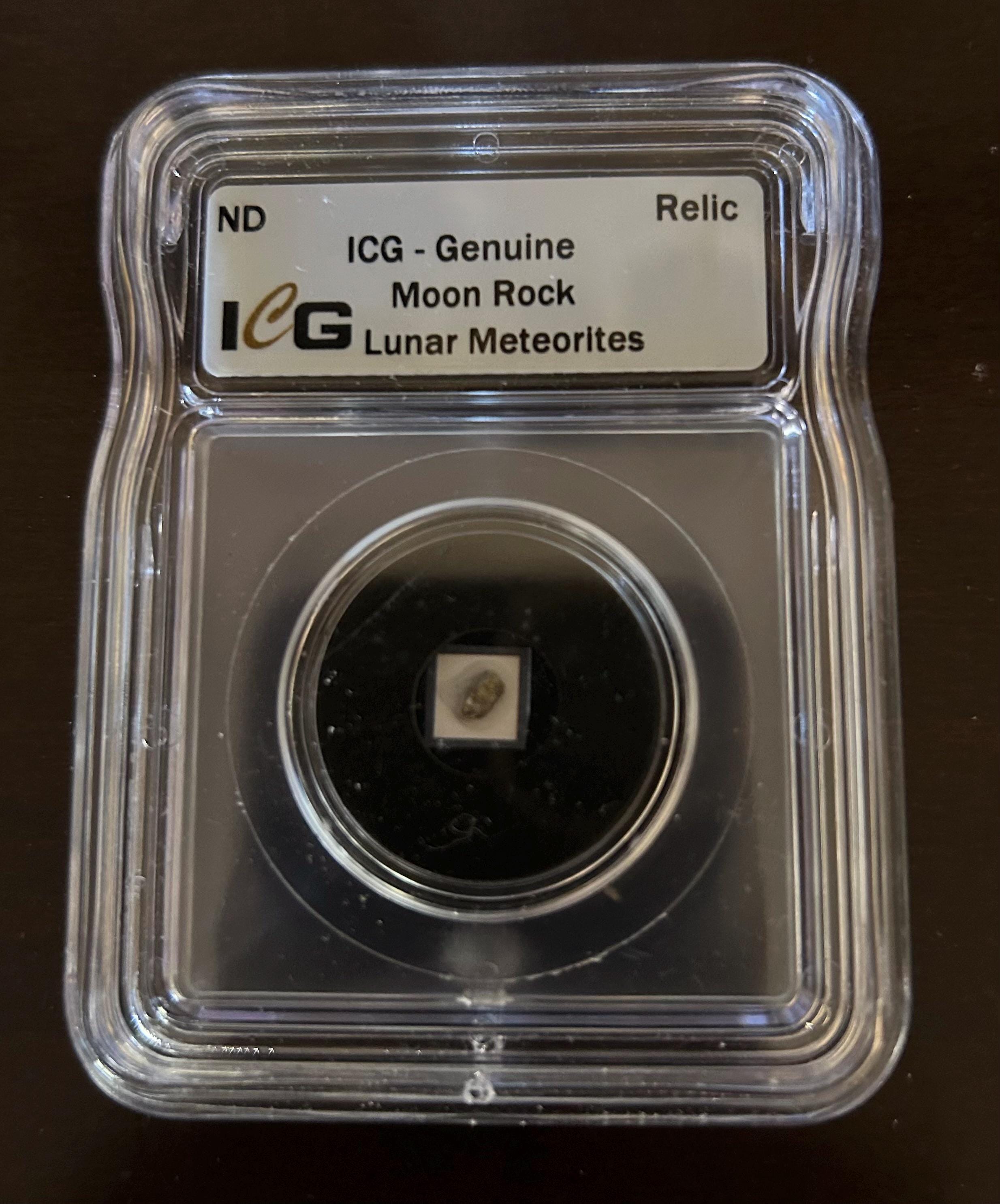 Genuine Moon Rocks ICG Certified Genuine Moon Rock. - Etsy