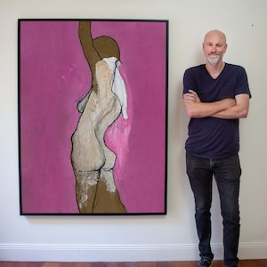 Naked Woman Wall Art Canvas Prints Of An Original Oil Painting &#39;Mary&#39; by S.D. Carn