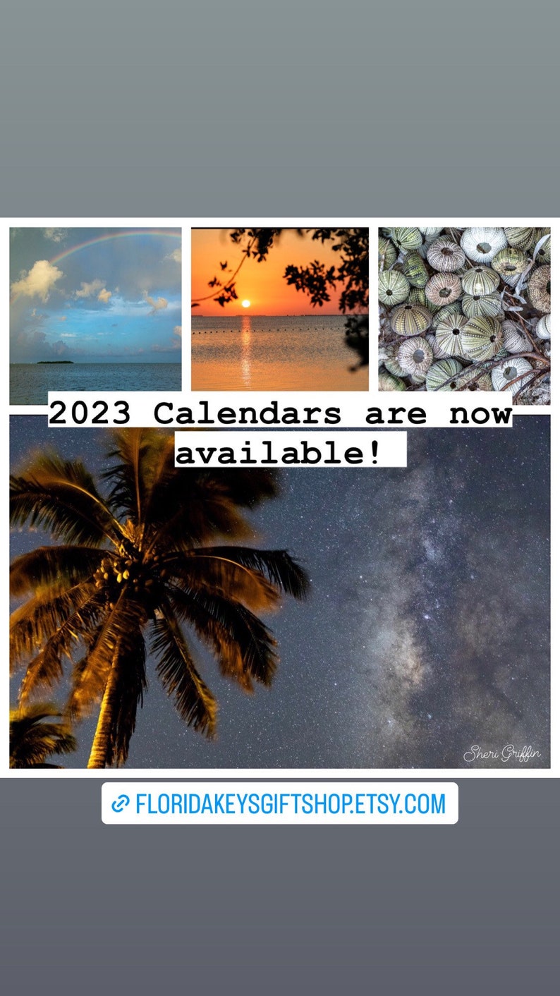 2023 Florida Keys Calendar PRE ORDERS Scenic Local - Etsy