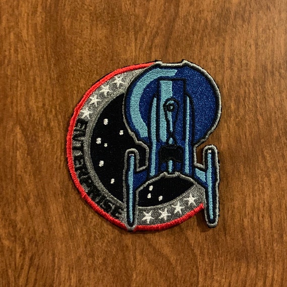 Star Trek la nueva generación de tripulación Comm insignia de Hierro en parche bordado