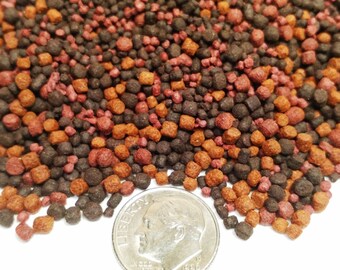 GOURMET Blend - 12-Type Cichlid Blend of Floating/Sinking Blackworm & Intense Coloring. GB-1000