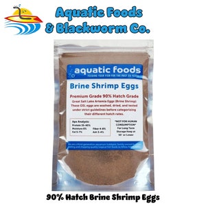 Brine Shrimp Eggs, The popular 90% Hatch GSL brine Shrimp Eggs