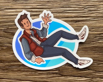 Marty McFly 3x2 Vinyl Sticker