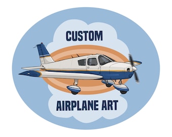 Your Plane Here - Personalized Airplane Illustrations