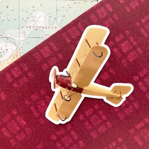 JN-4 Jenny Biplane Airplane Vinyl Sticker