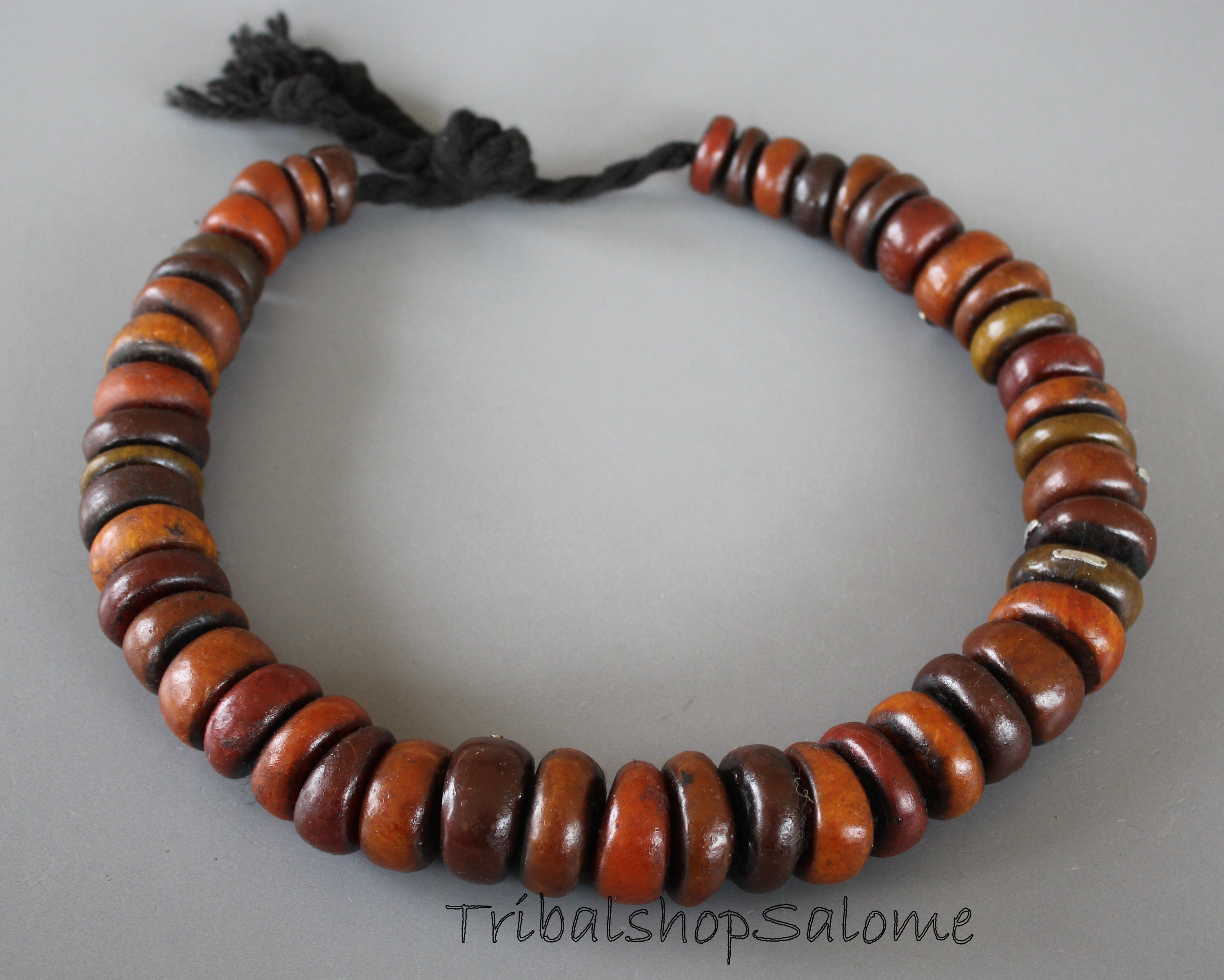 Strand of Big Old Faux Amber Beads From Morocco - Etsy