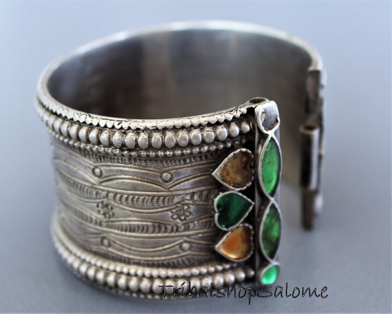 Vintage Massive Tribal Silver Bracelet From the Aloch Tribe | Etsy