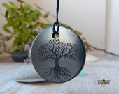 The Best Offer Shungite pendant Tree of life, shungite pendant necklace, shungite pendant for women, karelia shungite pendant