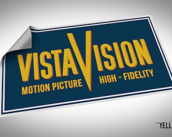 Vista Vision Motion Picture High Fidelity - Vintage style cinema art print.