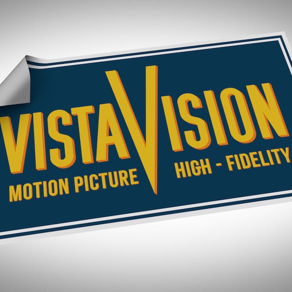 Vista Vision Motion Picture High Fidelity - Vintage style cinema art print.