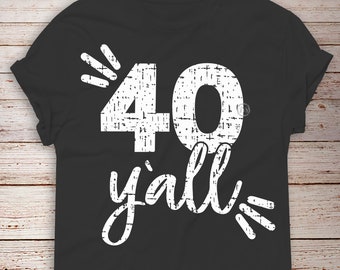 Download 40th svg | Etsy