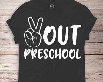 Download Peace out pre k | Etsy