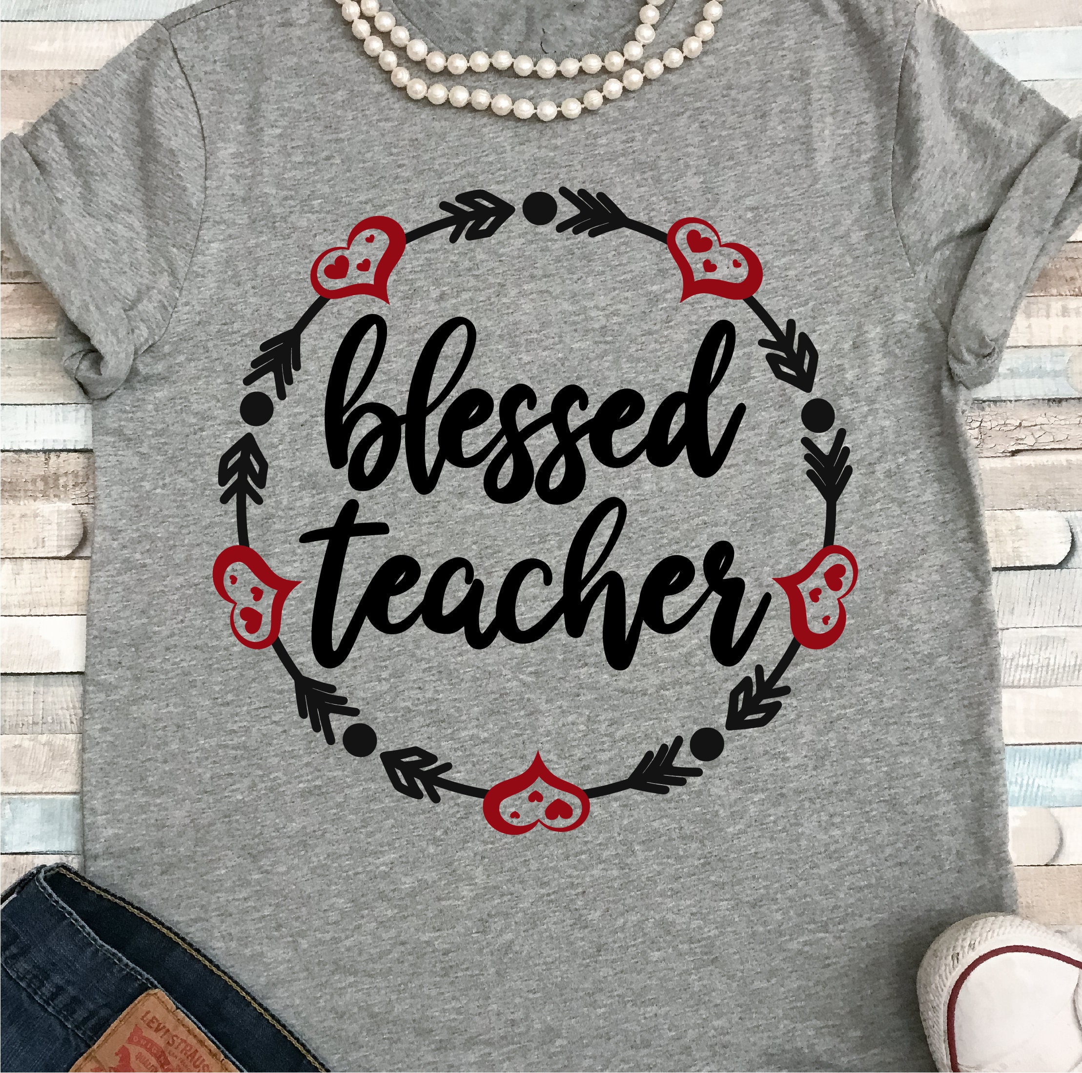 Download Blessed Teacher svg Blessed svg Teacher day svg School svg | Etsy
