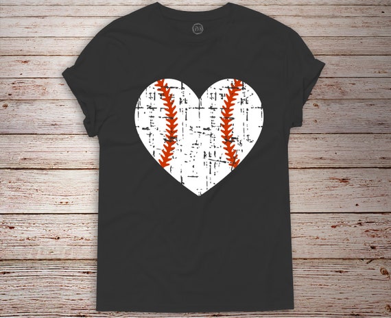 Love Baseball Svg Love Softball Svg Distressed Svg Grunge Etsy