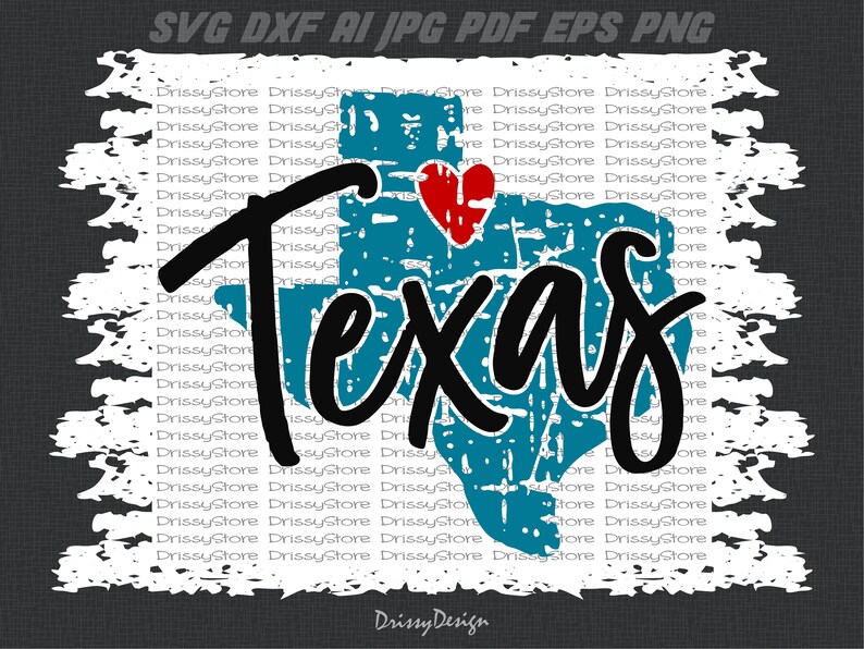 Download Love Texas Svg Cut Print File Cricut Silhouette Decal Texas State Svg I Love Texas Svg Grunge Svg Svg Dxf Eps Png Jpg Vector Clipart Kits How To Craft Supplies