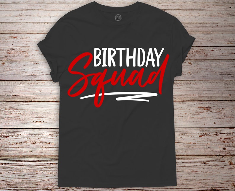 Birthday Party Svg Birthday Squad Svg Download Squad Svg Dxf Cut File Eps Birthday Svg Birthday Shirt Design Png Birthday Crew Svg Collage Craft Supplies Tools