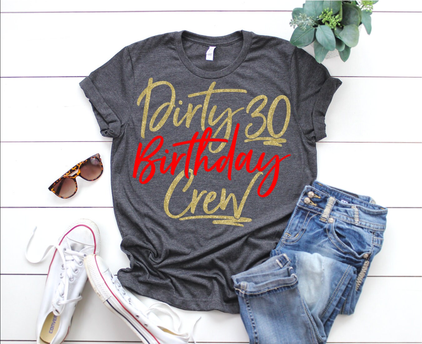 Download Dirty Thirty Birthday Crew svg Birthday party svg 30th | Etsy