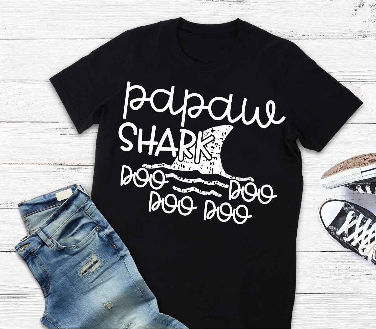 Download Papaw shark doo doo doo doo svg Grandfather svg Grunge svg ...