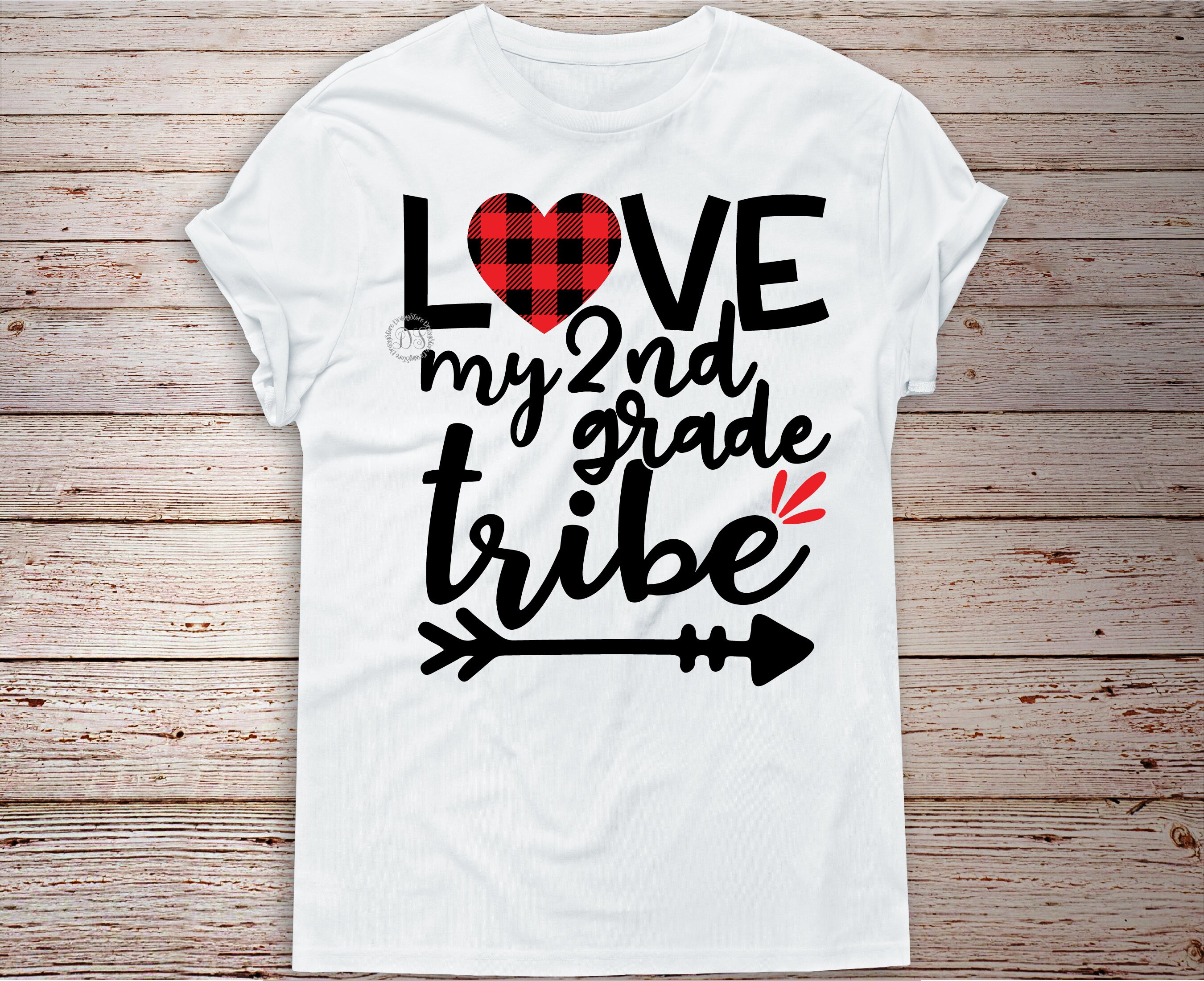 Love My 2nd Grade Tribe Svg Second Grade Svg School Svg Etsy