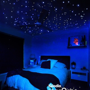 Romantic Bedroom Decor, Glow in the Dark Stars 486 Pc Romantic Gift,  Romantic Wall Decor, Glowing Ceiling Stars, Romantic Stocking Stuffer 