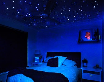 Create an Enchanting Night Sky with Glodio StarOrbs: Realistic Glow-in-the-Dark Star Decals for a Stellar Space Bedroom, Playroom or Nursery