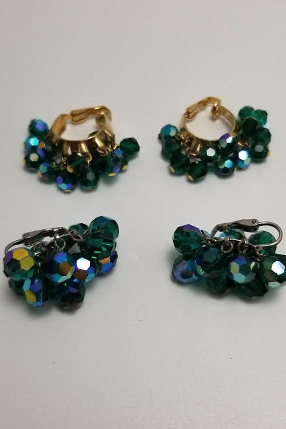 Beautiful duo of Hi end blue green stone vintage c