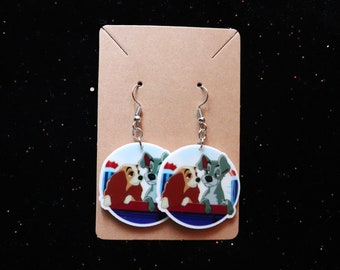 lady and the tramp earrings